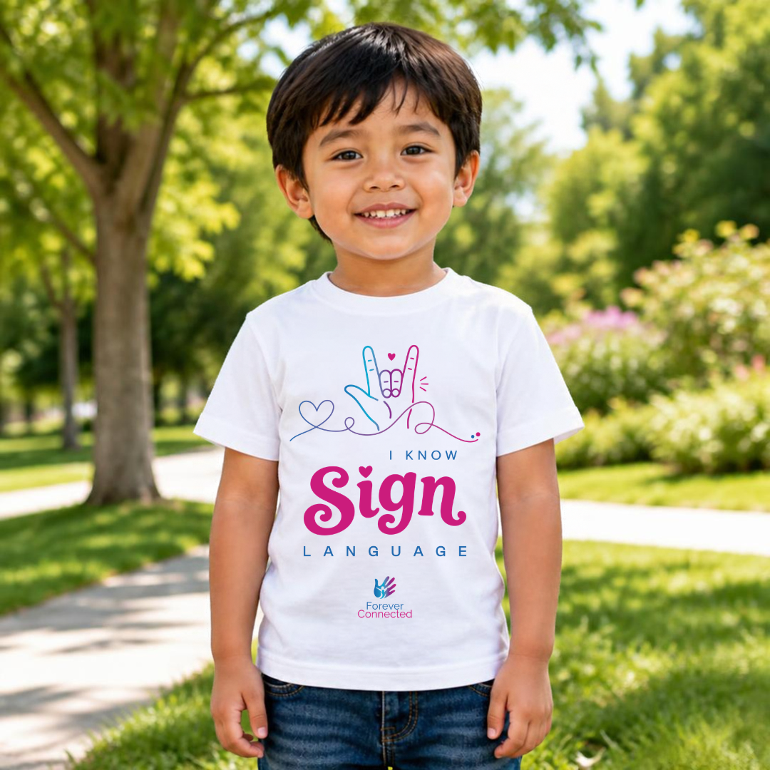 I Know Sign Language - Toddler T-Shirt - I Love You