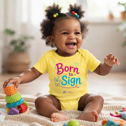 Born To Sign - Baby Bodysuit
