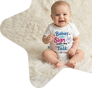 Baby wearing Forever Connected apparel