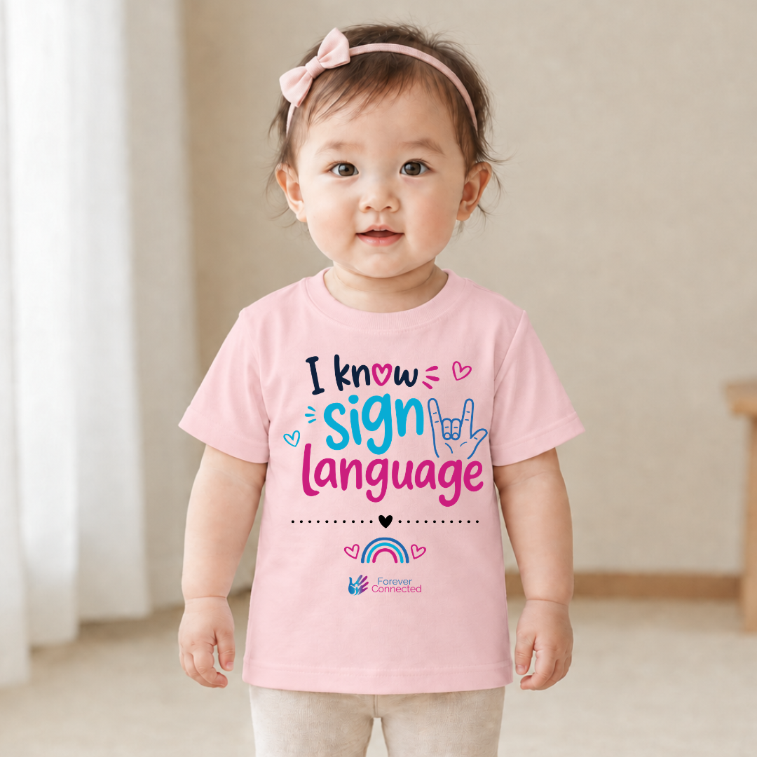 I Know Sign Language - Baby T-Shirt